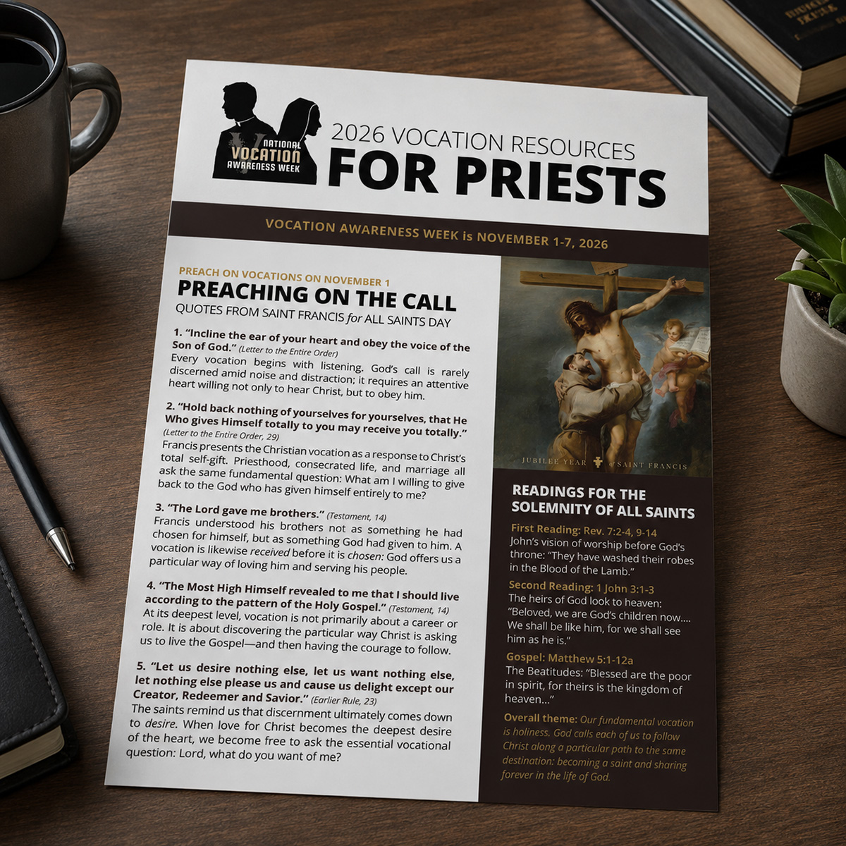 Priest Resource Page for National Vocation Awareness Week