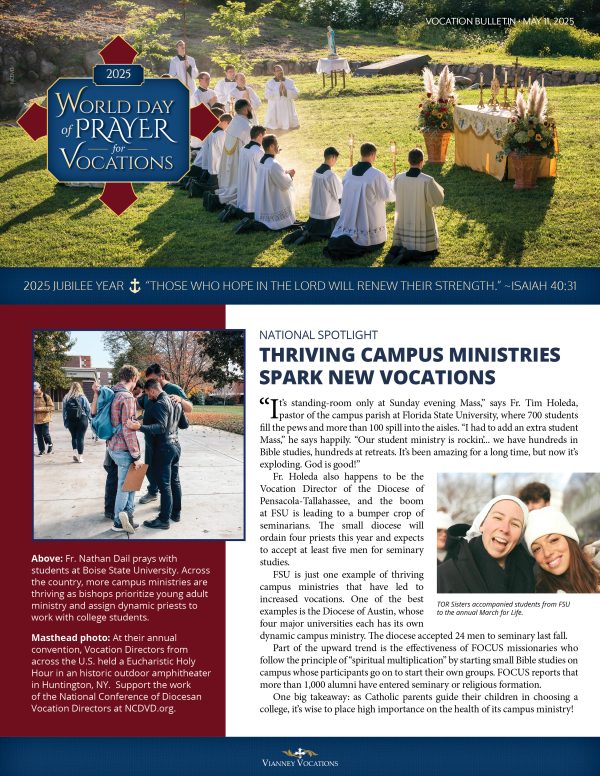 Digital Bulletin—World Day of Prayer for Vocations - Image 2