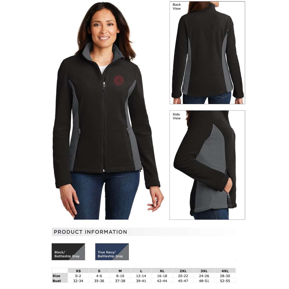 Port Authority ® Ladies Colorblock Value Fleece Jacket. L216 