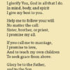 Traveling Vocation Crucifix Children's Prayer for Vocations Card (Set of 100) - Image 2