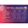 Holy Days of Obligation - Fridge Magnet