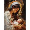 Catholic Christmas Card - Mary and the Christ Child (set of 10)