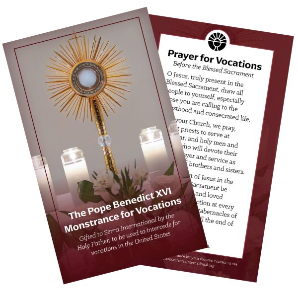 Prayer Card - Pope St. John Paul II Monstrance (set of 50)