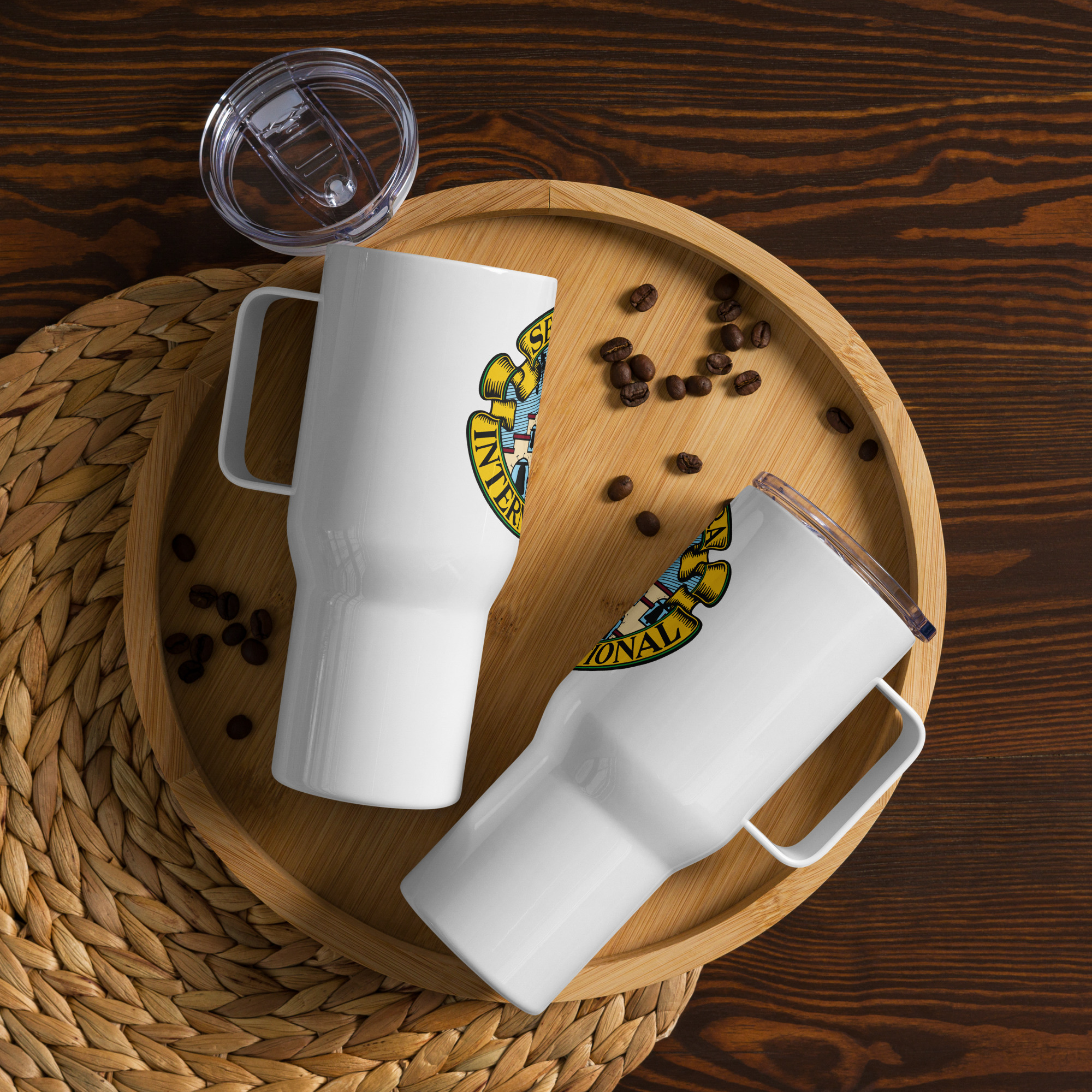 Travel Mug with a Handle - Image 2
