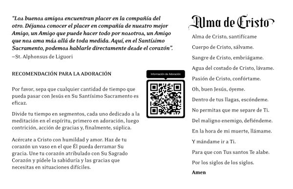 ADOREMOS Postcards for Promoting Adoration—Spanish (Set of 50) - Image 3