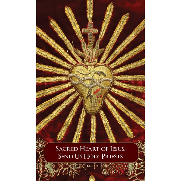 Prayer Card - Prayer for Vocations to the Sacred Heart