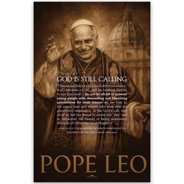 Pope Leo on Vocations - Poster