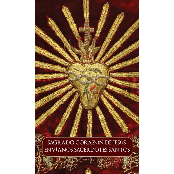 Prayer Card - Prayer for Vocations to the Sacred Heart - Spanish (set of 50) (Copy)